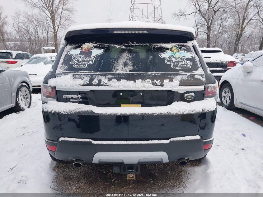 2016 Land Rover Range Rover Sport 3.0L V6 Supercharged Hse VIN: SALWR2VF1GA650820 Lot: 43914117