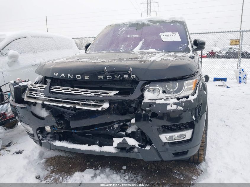 2016 Land Rover Range Rover Sport 3.0L V6 Supercharged Hse VIN: SALWR2VF1GA650820 Lot: 43914117