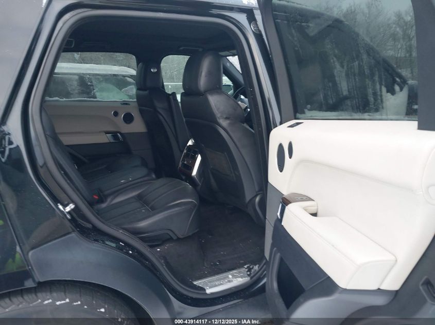 2016 Land Rover Range Rover Sport 3.0L V6 Supercharged Hse VIN: SALWR2VF1GA650820 Lot: 43914117