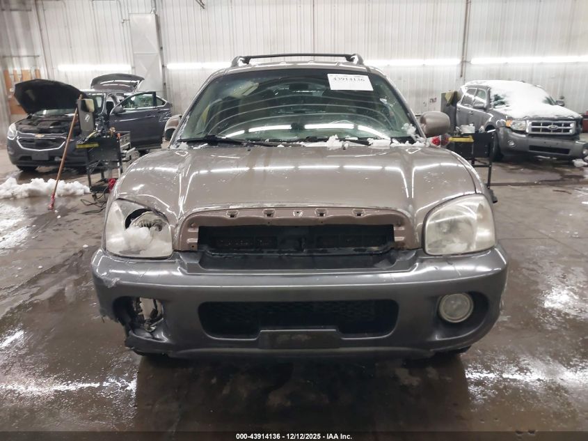 2005 Hyundai Santa Fe Gls/Lx VIN: KM8SC73E25U023422 Lot: 43914136