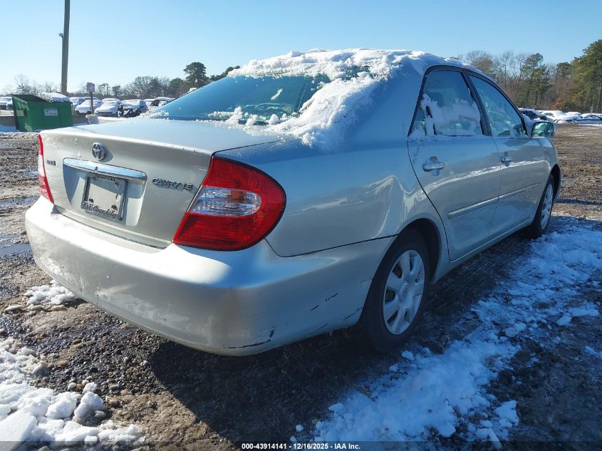 2004 Toyota Camry Le VIN: JTDBE32K140248404 Lot: 43914141