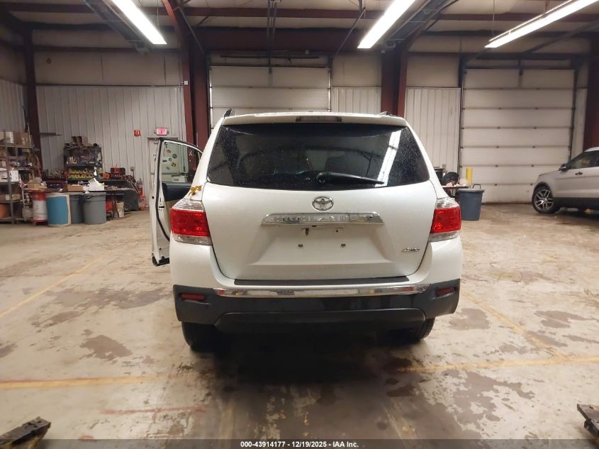 2013 Toyota Highlander Limited V6 VIN: 5TDDK3EH8DS220436 Lot: 43914177