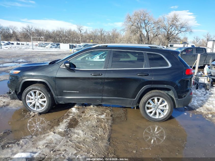 2016 Jeep Cherokee Limited VIN: 1C4PJMDB1GW242074 Lot: 43914184