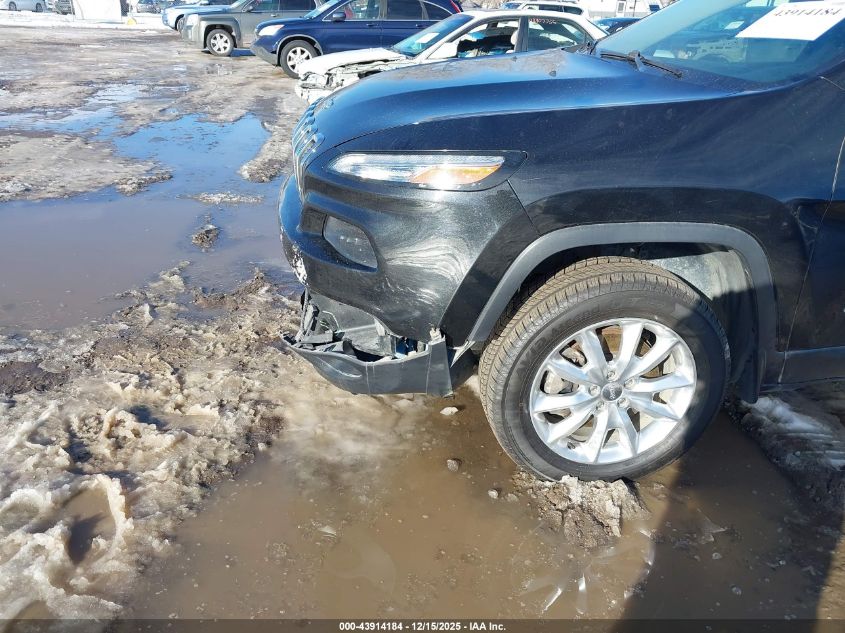 2016 Jeep Cherokee Limited VIN: 1C4PJMDB1GW242074 Lot: 43914184