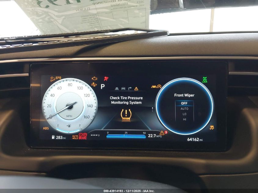 2023 Hyundai Tucson VIN: KMHJECAE7PU193456 Lot: 43914193