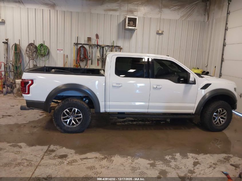 2018 Ford F-150 Raptor VIN: 1FTFW1RG6JFE17796 Lot: 43914232