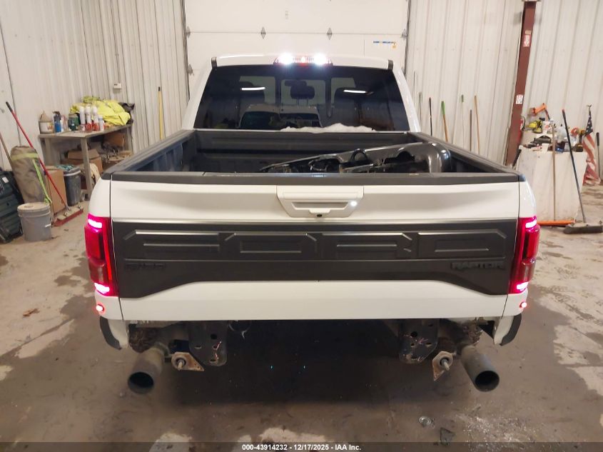 2018 Ford F-150 Raptor VIN: 1FTFW1RG6JFE17796 Lot: 43914232
