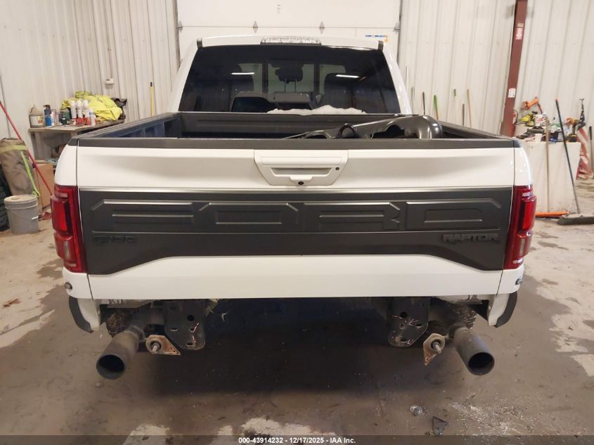 2018 Ford F-150 Raptor VIN: 1FTFW1RG6JFE17796 Lot: 43914232