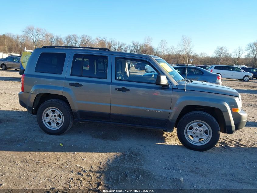 2013 Jeep Patriot Sport VIN: 1C4NJRBB4DD177543 Lot: 43914235