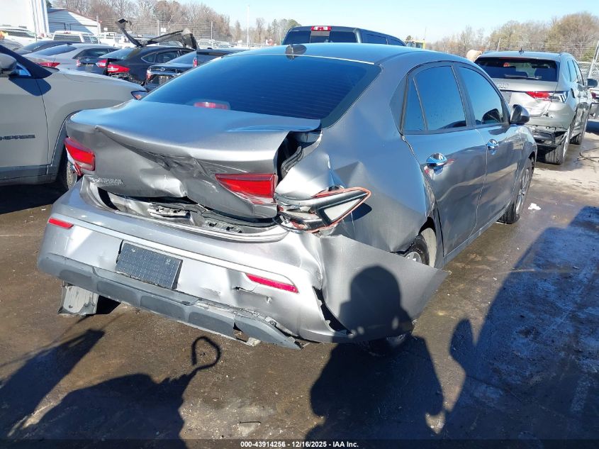 2022 Kia Rio S VIN: 3KPA24AD1NE433574 Lot: 43914256