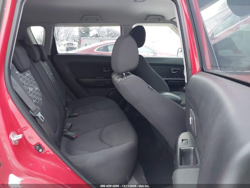 2010 Kia Soul + VIN: KNDJT2A29A7145439 Lot: 43914290