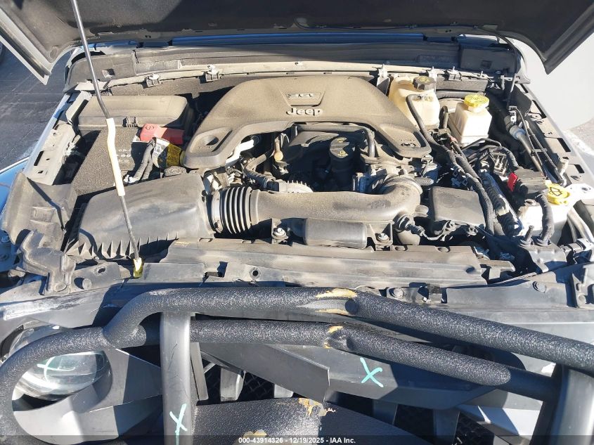 2021 Jeep Gladiator Overland 4X4 VIN: 1C6HJTFG8ML527950 Lot: 43914326