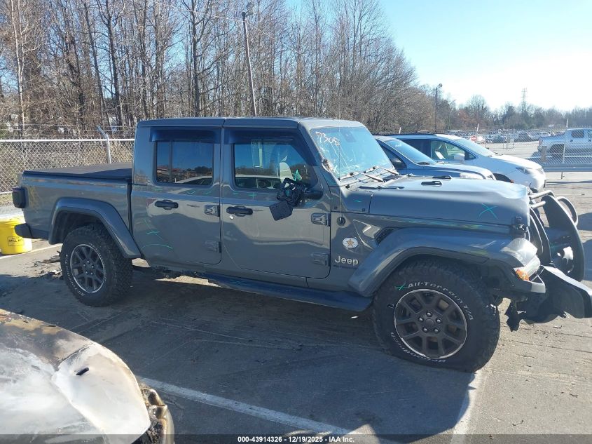 2021 Jeep Gladiator Overland 4X4 VIN: 1C6HJTFG8ML527950 Lot: 43914326