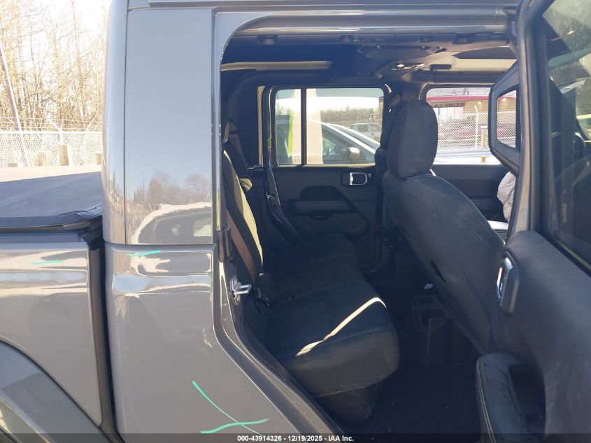 2021 Jeep Gladiator Overland 4X4 VIN: 1C6HJTFG8ML527950 Lot: 43914326