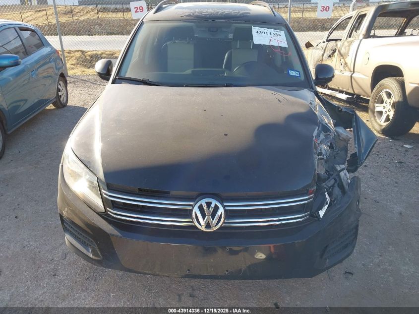2016 Volkswagen Tiguan S VIN: WVGAV7AX4GW603031 Lot: 43914336