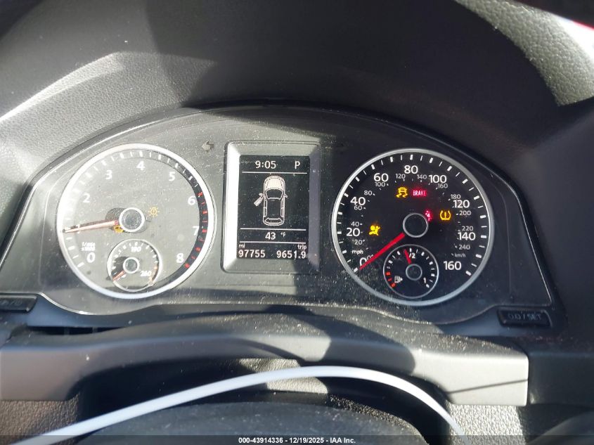 2016 Volkswagen Tiguan S VIN: WVGAV7AX4GW603031 Lot: 43914336