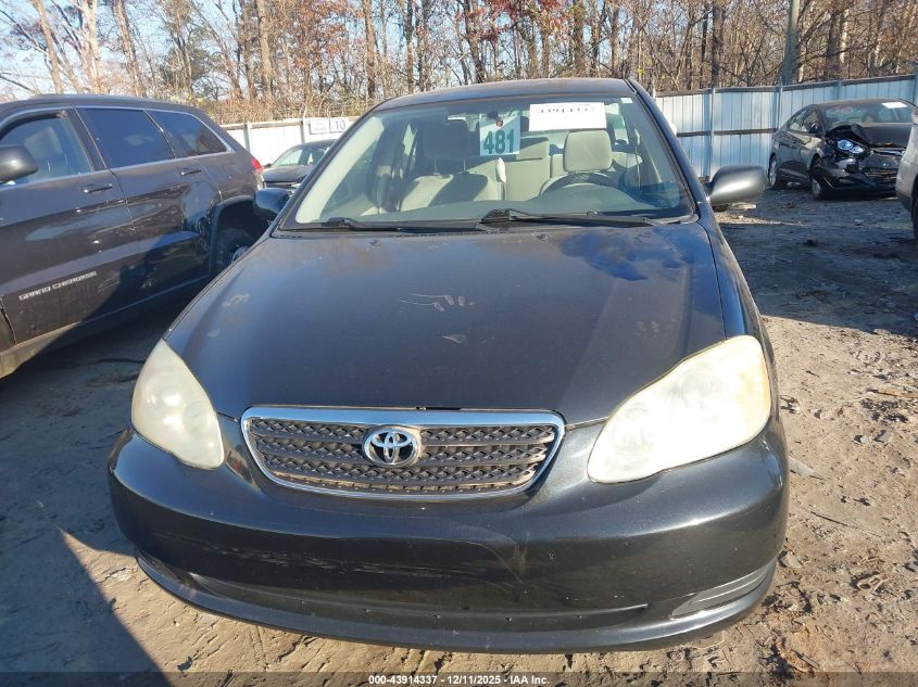 2006 Toyota Corolla Ce VIN: JTDBR32E560066464 Lot: 43914337