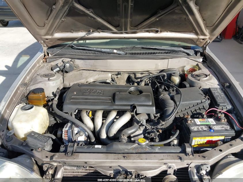 2000 Toyota Corolla Ve VIN: 1NXBR12E1YZ391818 Lot: 43914355