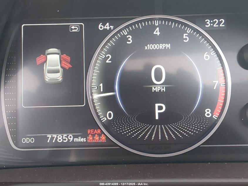 2019 Lexus Es 350 VIN: 58ABZ1B1XKU044677 Lot: 43914389