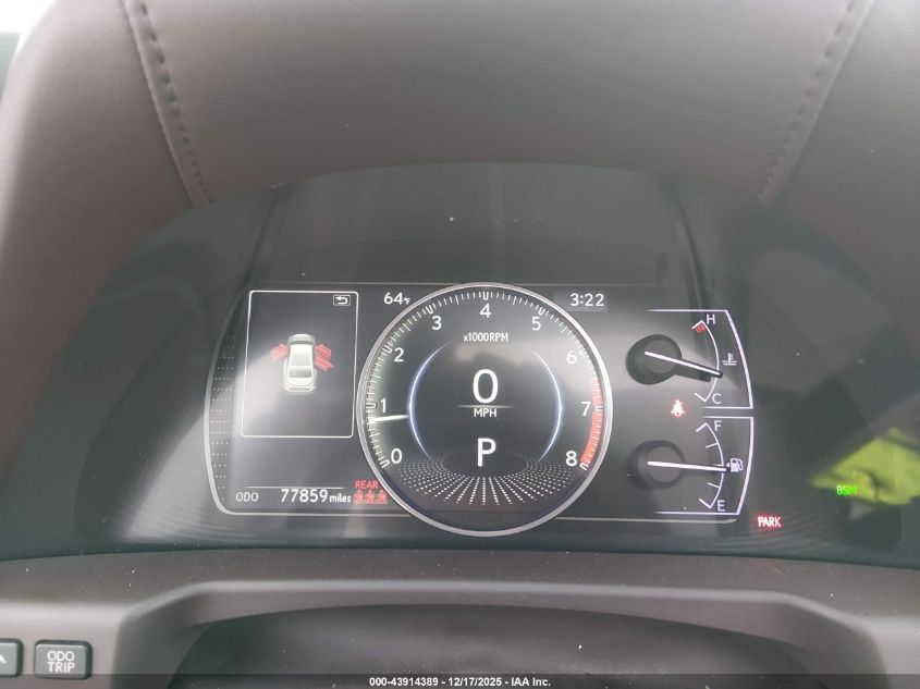 2019 Lexus Es 350 VIN: 58ABZ1B1XKU044677 Lot: 43914389