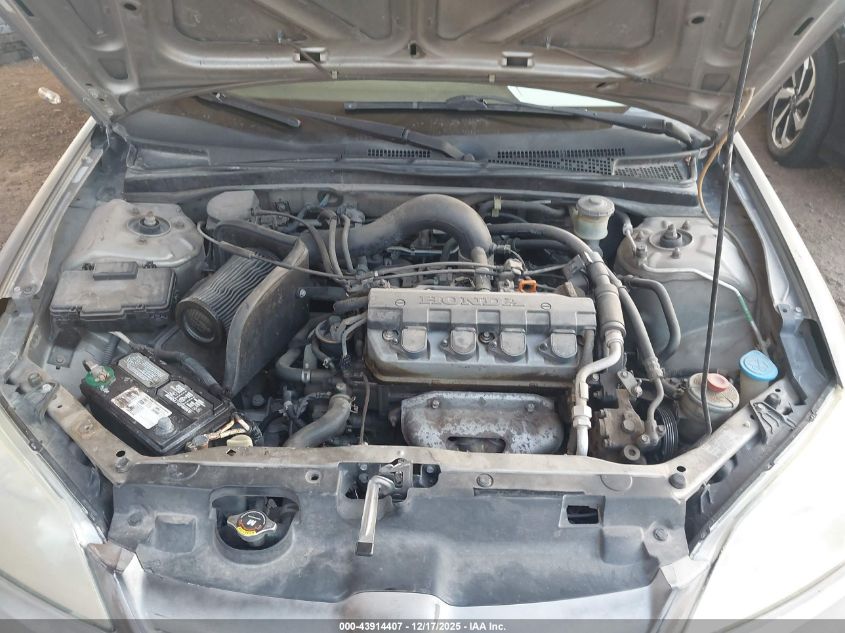 2004 Honda Civic Lx VIN: 1HGES16554L001126 Lot: 43914407