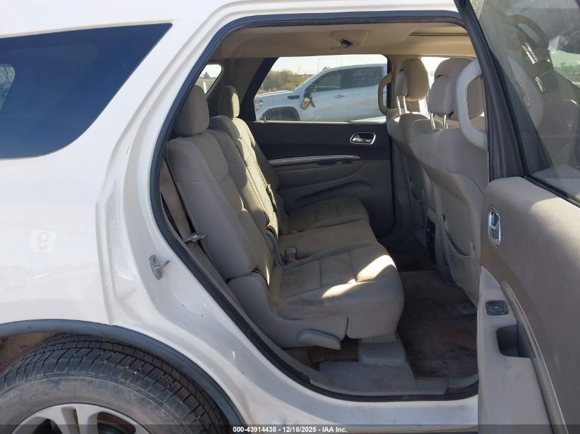 2012 Dodge Durango Sxt VIN: 1C4RDJAG3CC360668 Lot: 43914438