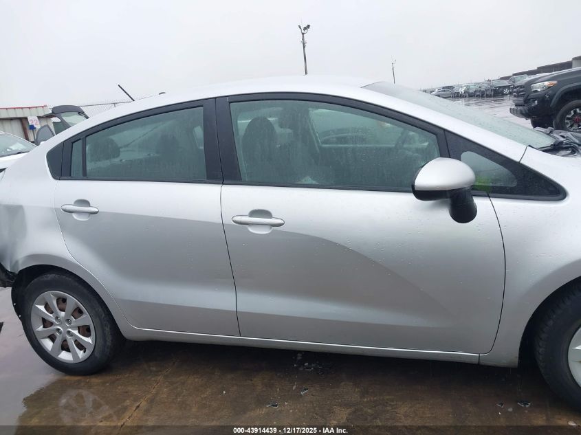 2013 Kia Rio Lx VIN: KNADM4A37D6120268 Lot: 43914439