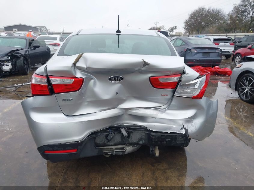 2013 Kia Rio Lx VIN: KNADM4A37D6120268 Lot: 43914439