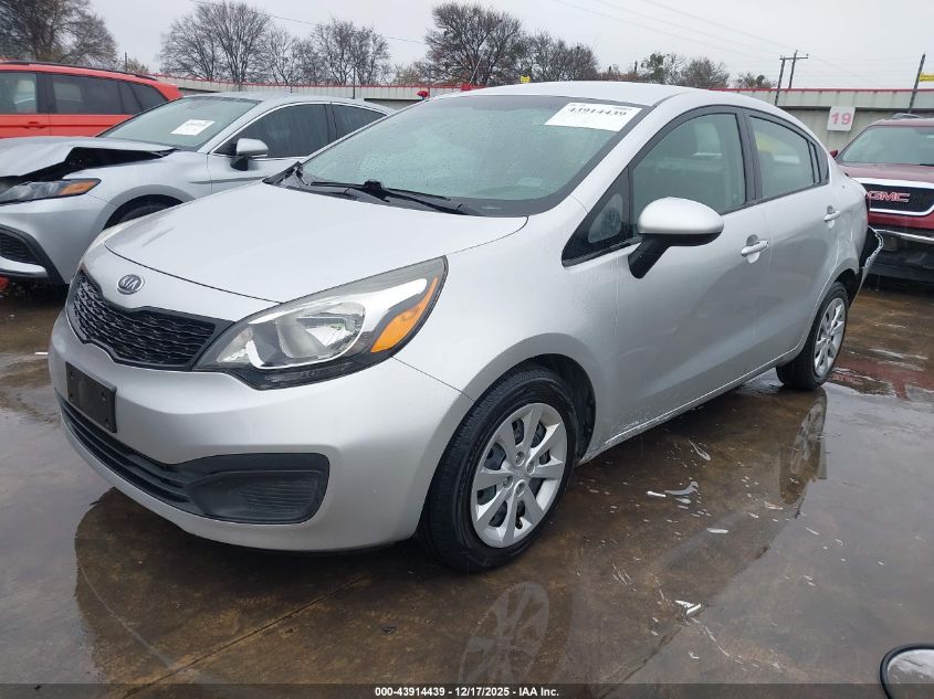 2013 Kia Rio Lx VIN: KNADM4A37D6120268 Lot: 43914439