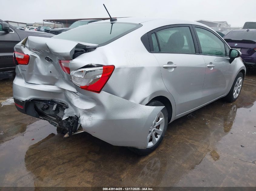 2013 Kia Rio Lx VIN: KNADM4A37D6120268 Lot: 43914439