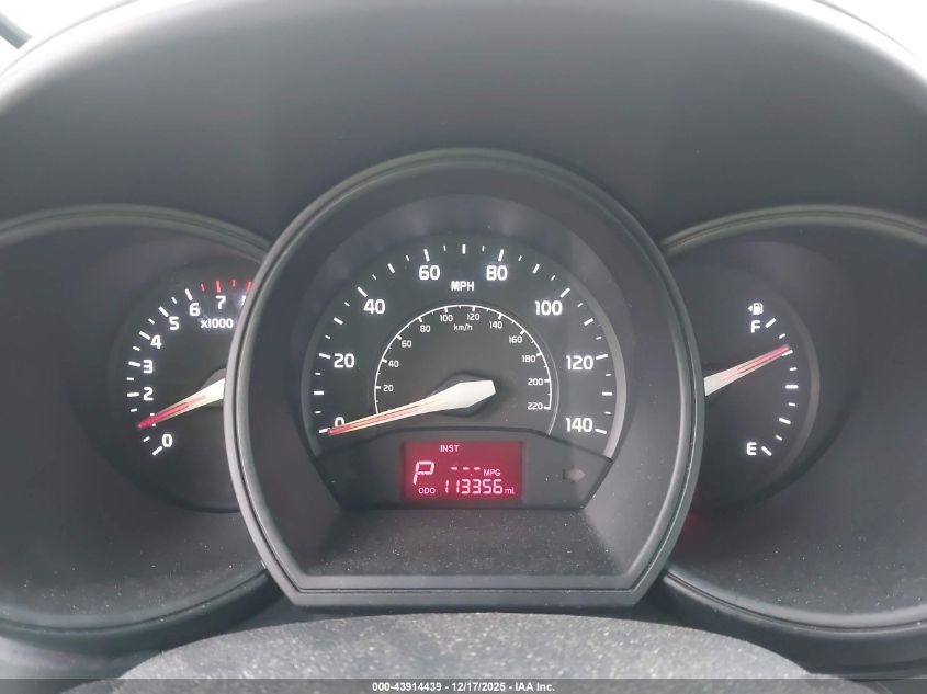 2013 Kia Rio Lx VIN: KNADM4A37D6120268 Lot: 43914439