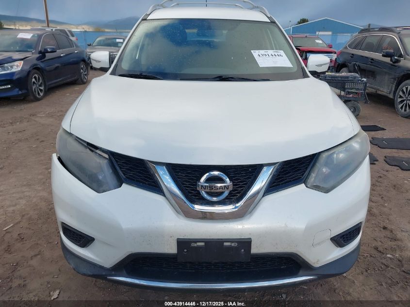 2015 Nissan Rogue Sv VIN: 5N1AT2MV7FC776884 Lot: 43914446