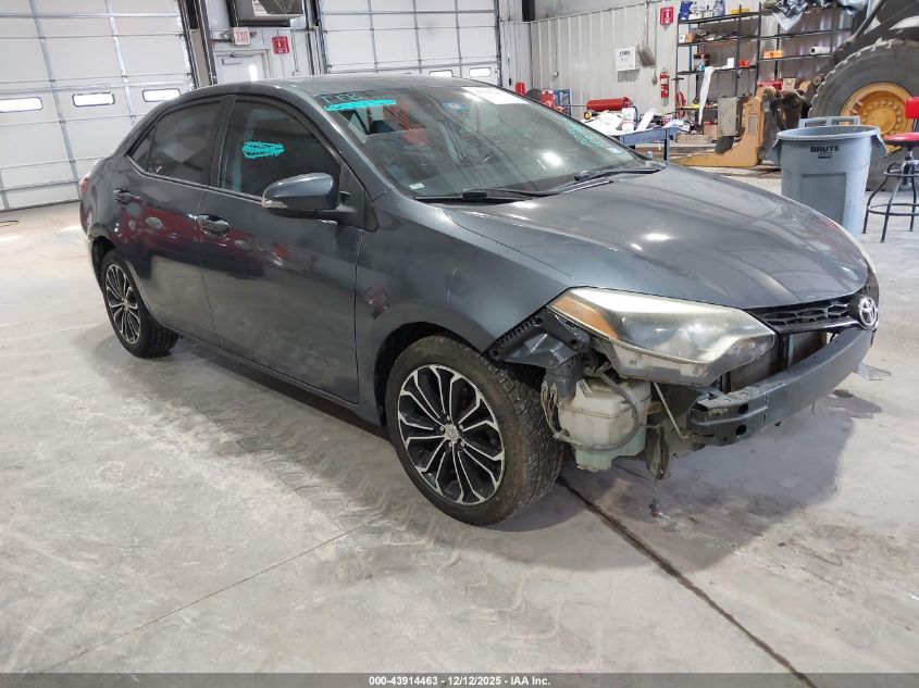 2015 Toyota Corolla S Plus VIN: 5YFBURHEXFP294619 Lot: 43914463