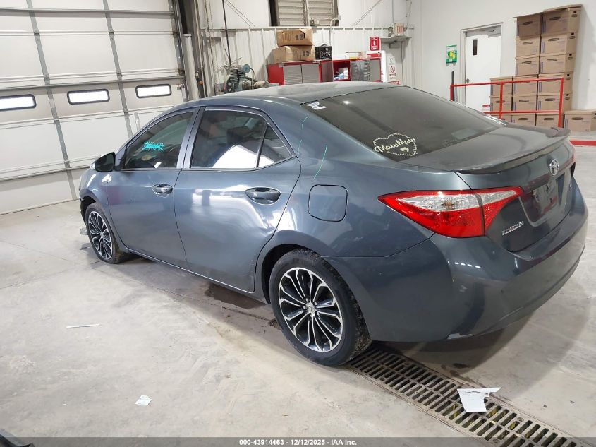 2015 Toyota Corolla S Plus VIN: 5YFBURHEXFP294619 Lot: 43914463