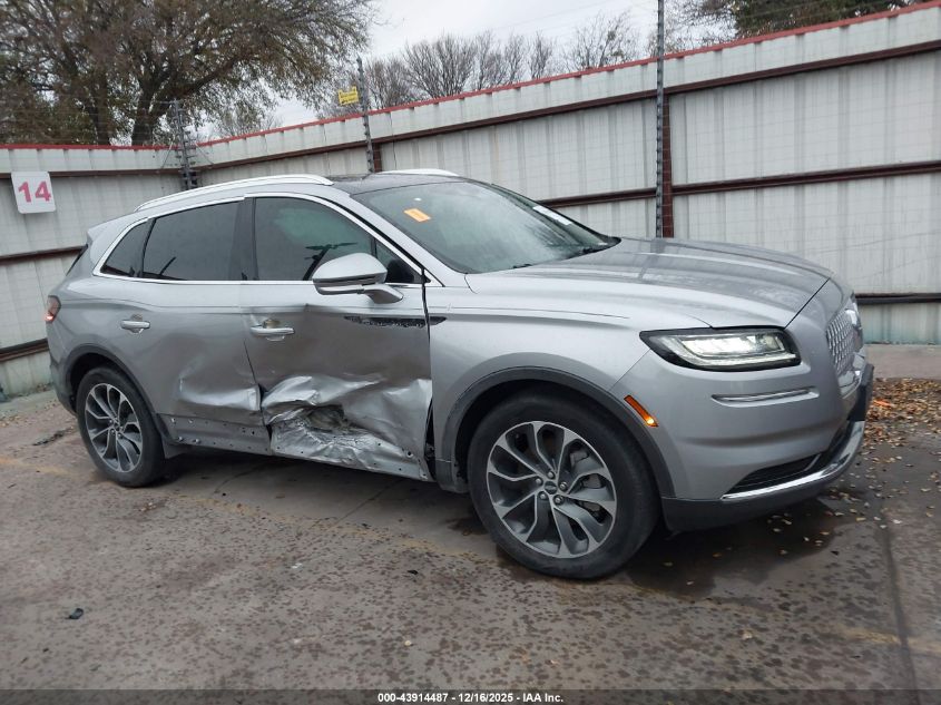 2021 Lincoln Nautilus Reserve VIN: 2LMPJ6K97MBL12279 Lot: 43914487