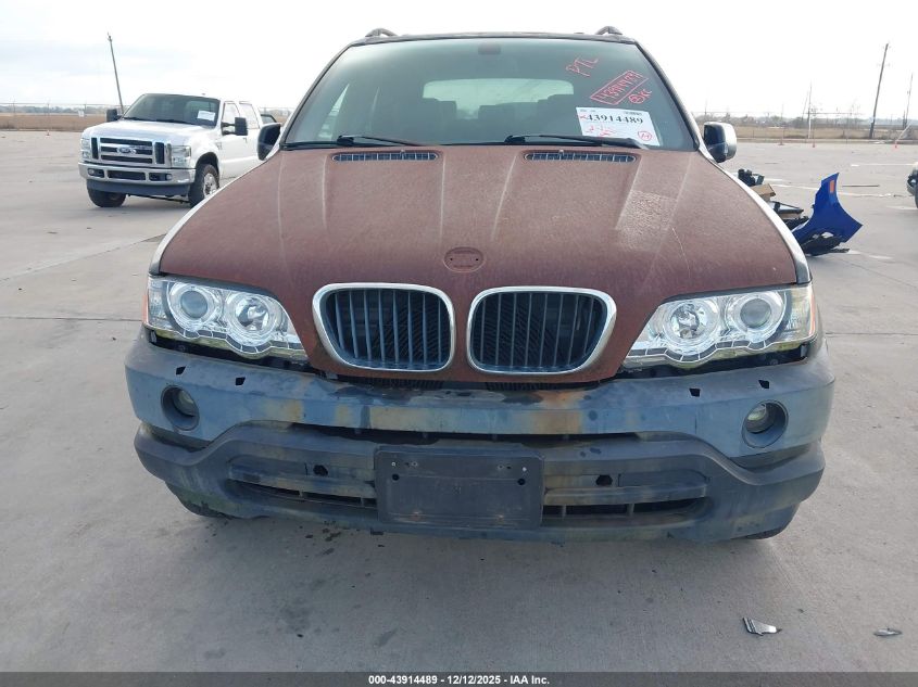 2001 BMW X5 3.0 VIN: WBAFA53511LM76962 Lot: 43914489