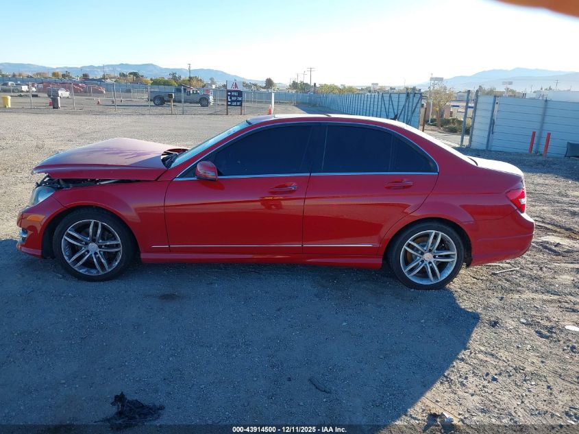 2013 Mercedes-Benz C 250 Sport VIN: WDDGF4HBXDA845731 Lot: 43914500