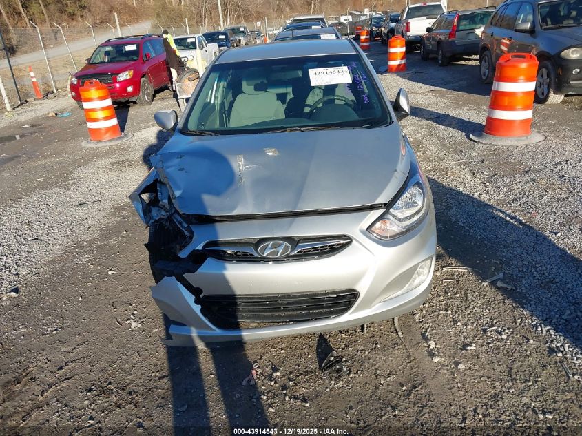 2012 Hyundai Accent Gls VIN: KMHCU4AE2CU193988 Lot: 43914543