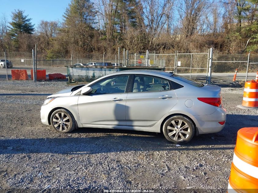 2012 Hyundai Accent Gls VIN: KMHCU4AE2CU193988 Lot: 43914543