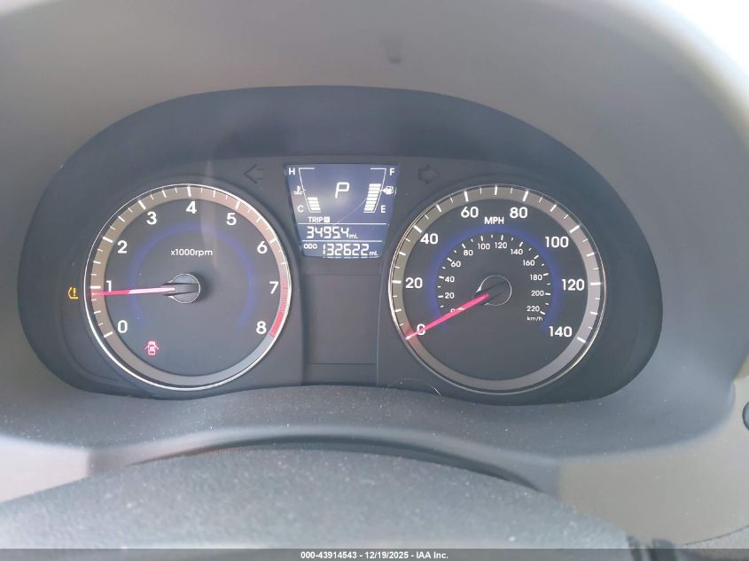 2012 Hyundai Accent Gls VIN: KMHCU4AE2CU193988 Lot: 43914543