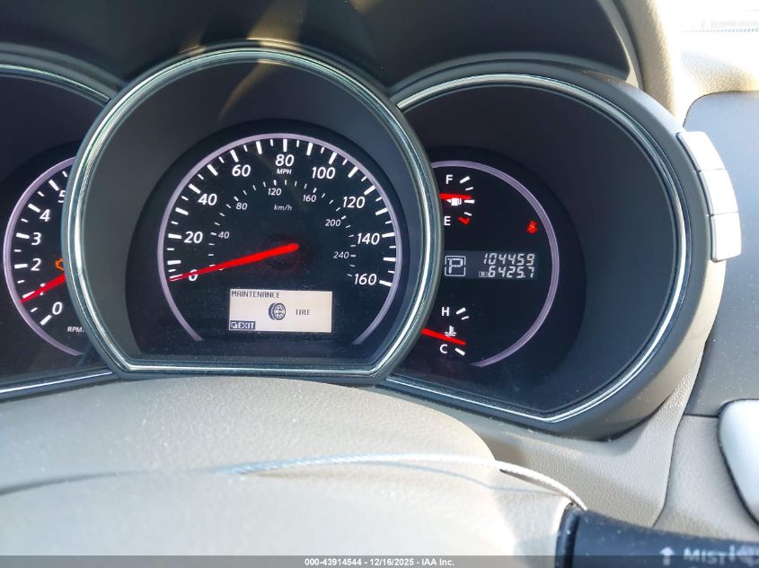 2012 Nissan Murano S VIN: JN8AZ1MW8CW202136 Lot: 43914544