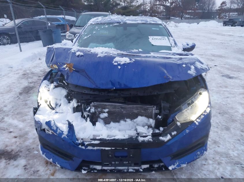 2016 Honda Civic Lx VIN: 19XFC2F53GE062977 Lot: 43914597