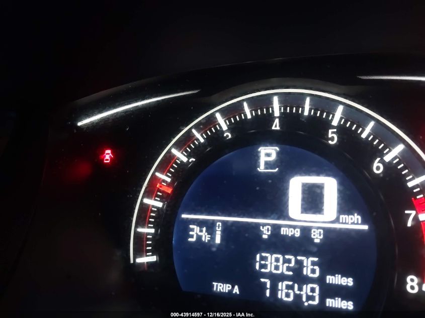 2016 Honda Civic Lx VIN: 19XFC2F53GE062977 Lot: 43914597