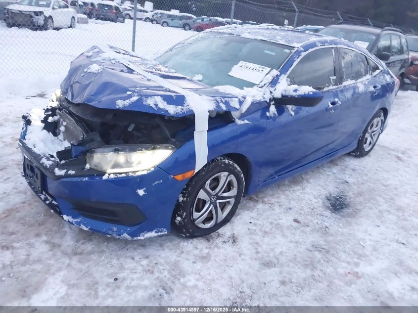 2016 Honda Civic Lx VIN: 19XFC2F53GE062977 Lot: 43914597