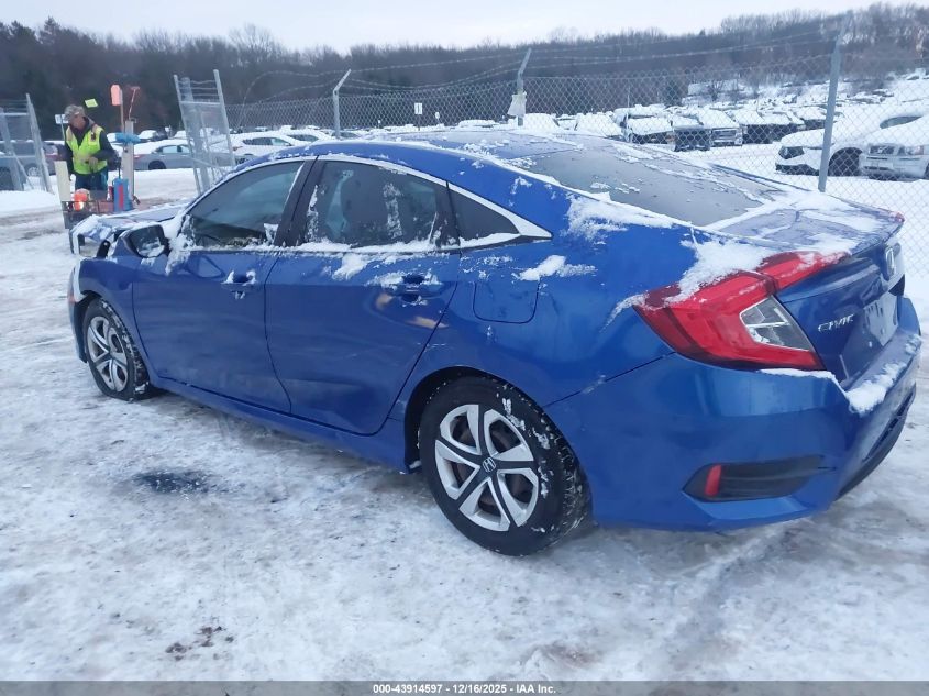 2016 Honda Civic Lx VIN: 19XFC2F53GE062977 Lot: 43914597