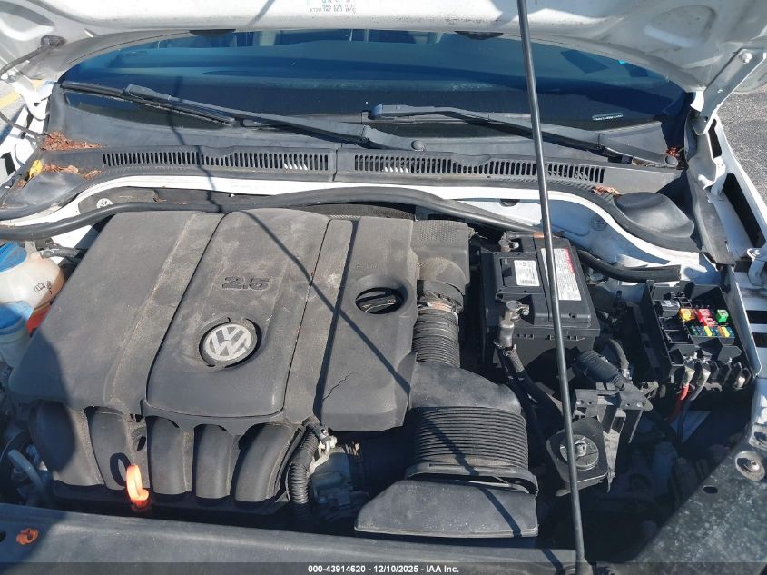 2011 Volkswagen Jetta 2.5L Se VIN: 3VWBX7AJ6BM114201 Lot: 43914620