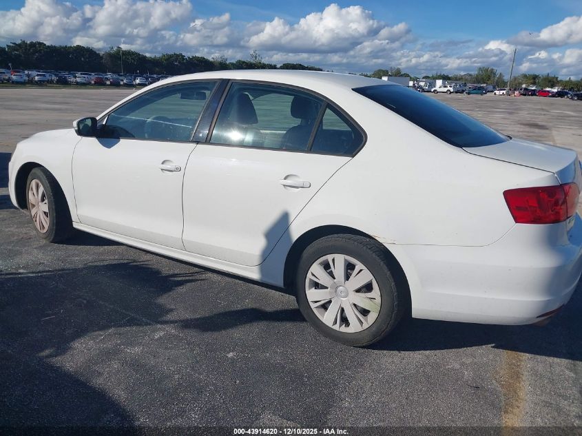2011 Volkswagen Jetta 2.5L Se VIN: 3VWBX7AJ6BM114201 Lot: 43914620