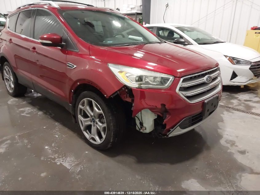 2017 Ford Escape Titanium VIN: 1FMCU9J99HUA14191 Lot: 43914639