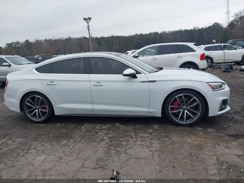 2018 Audi S5 3.0T Premium Plus VIN: WAUC4CF50JA103997 Lot: 43914662