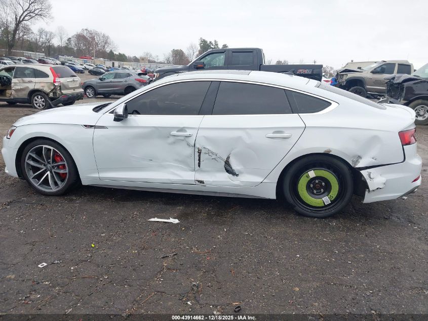 2018 Audi S5 3.0T Premium Plus VIN: WAUC4CF50JA103997 Lot: 43914662